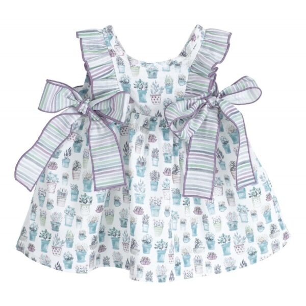 Vestido bebé estampado Savu-21301B-Calamaro Baby - Imagen 2