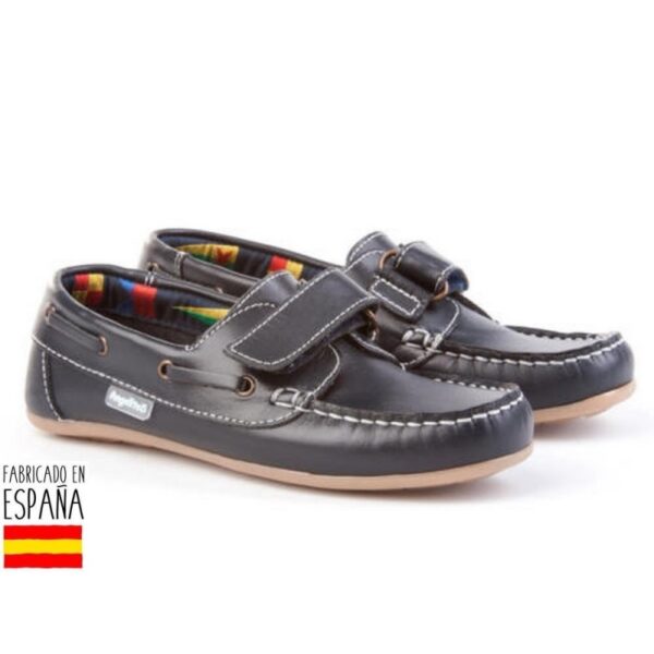 Nautico piel cierre velcro-ALM-814