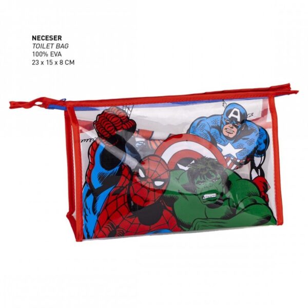 Neceser Aseo Viaje con Accesorios Avengers