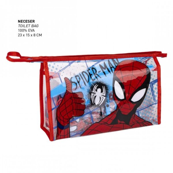 Neceser Aseo Viaje Accesorios Spiderman