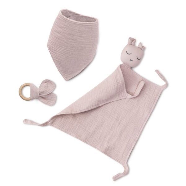Set Dou Dou + Bandana + Mordedor Muselina Osito - Interbaby - Imagen 5