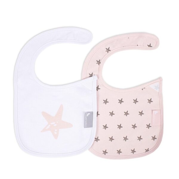 Pack 2 Baberos cierre velcro modelo estrellas-311-Interbaby - Imagen 3