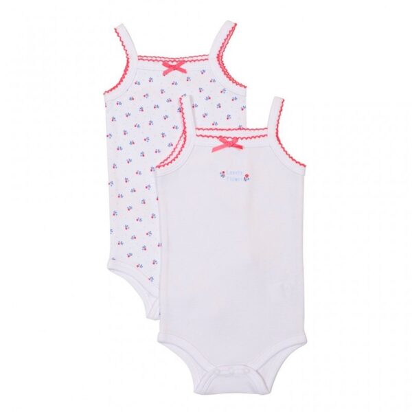Pack 2 bodies tirantes bebé niña 'lovely flower'-ALM-20110154-YATSI