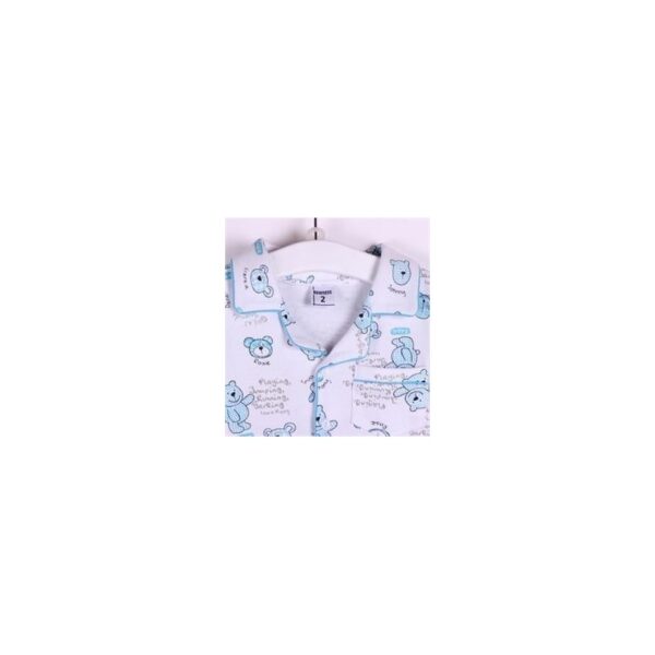 Pijama largo 2 piezas algodón con botones estampado-ALM-JBI01123 - Imagen 2