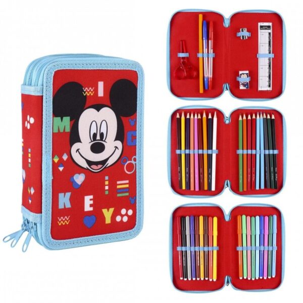 Plumier Estuche con accesorios Mickey