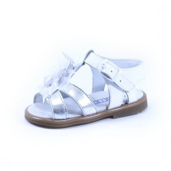 Sandalia niña detalles plata, fabricado en españa-ALM-2011