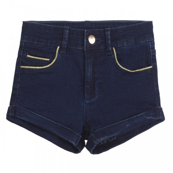 Short vaquero con detalles de hilo dorado-ALM-KGV58911-Newness - Imagen 4