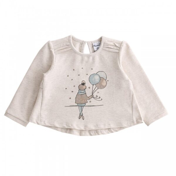 Sudadera cuello redondo muñeca con globos-ALM-BGI67561 - Imagen 3