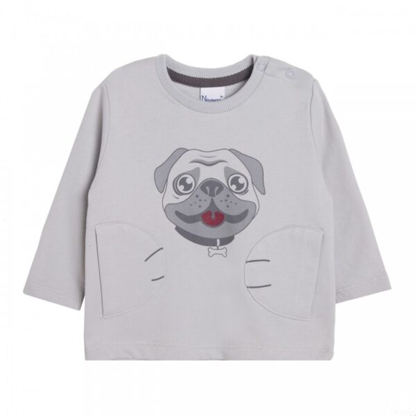 Sudadera rizo cara de perrito - Newness - BBI68086 - Imagen 3
