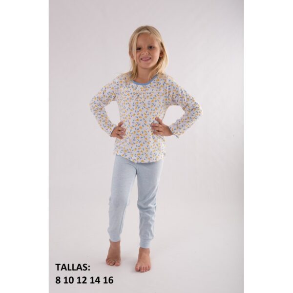 Pijama largo niña lemons and flowers-ALM-20117807-Tobogan - Imagen 4