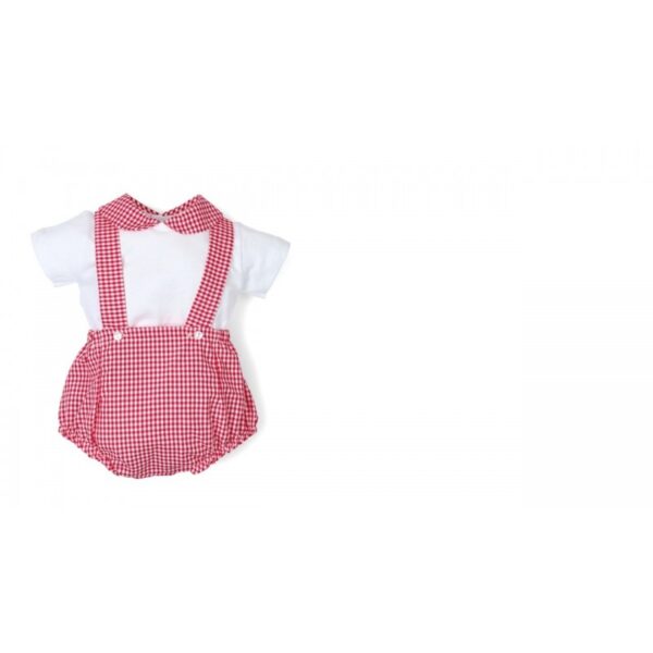 Conjunto corto vichy Tony Bambino - Imagen 2