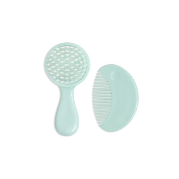 Triptico para cuna+Kit peine y cepillo Jirafa tren-D3198-Interbaby Color Blanco/Verde - Imagen 5