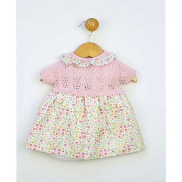 Vestido combinado cuello volante Popys - Imagen 2