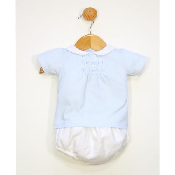 Conjunto algodón cuello bebé Popys - Imagen 2