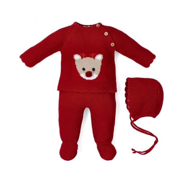 Conjunto de Punto 3 Piezas para Bebé Popys - Imagen 2