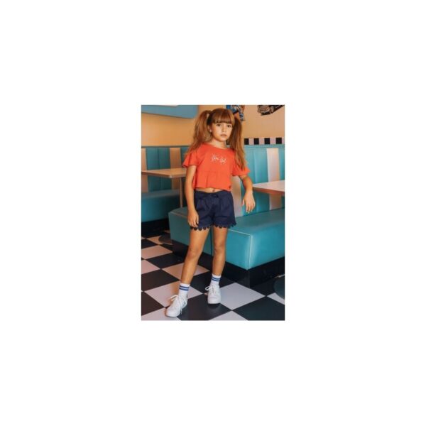 Pantalon corto niña marino Street Monkey