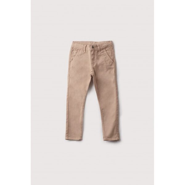 Pantalon largo niño liso color leña Street Monkey