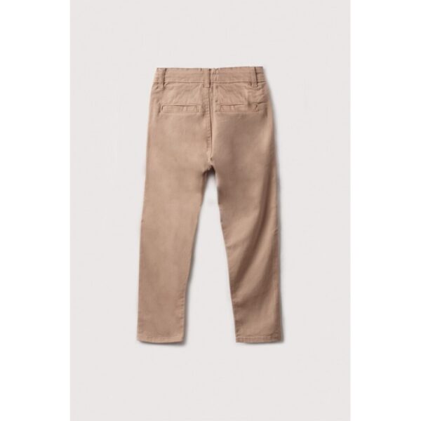 Pantalon largo niño liso color leña Street Monkey