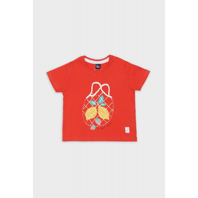 Camiseta bebe niña manga corta