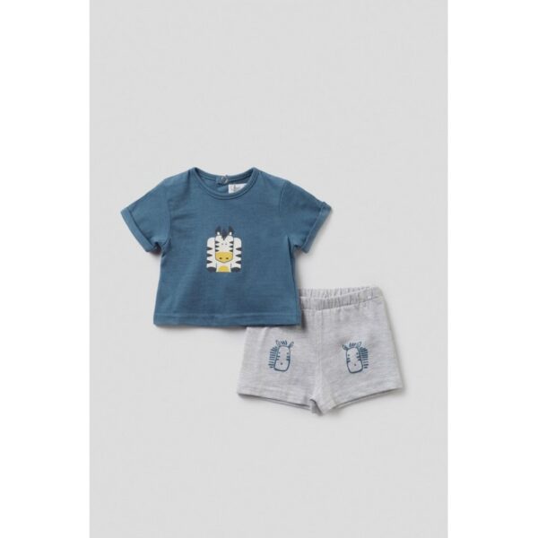 Conjunto sport recién nacido niño cebra Street Monkey