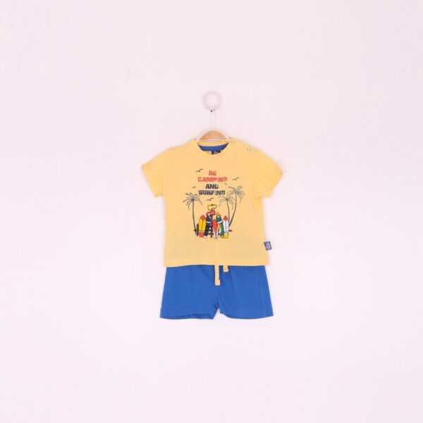Conjunto bebe niño pantalon y camiseta-ALM-190047-Street Monkey - Imagen 5
