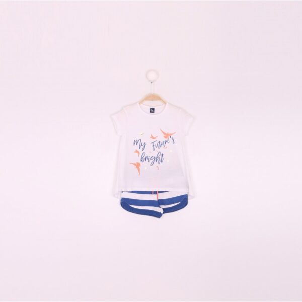 Conjunto niña pantalón corto y camiseta-ALM-191239-Street Monkey - Imagen 5