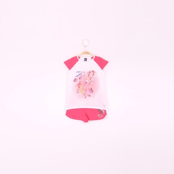 Conjunto niña pantalón corto y camiseta-ALM-191262-Street Monkey - Imagen 5