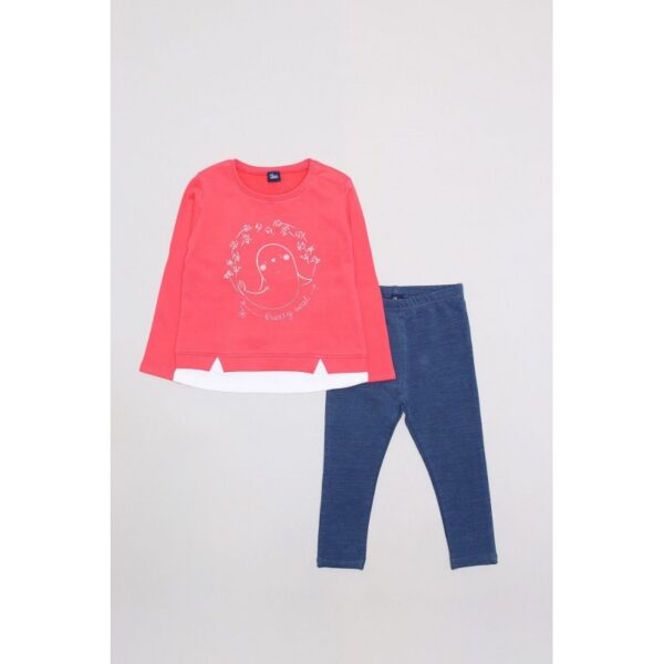 Conjunto largo niña ballena y flores STREET MONKEY - Imagen 4