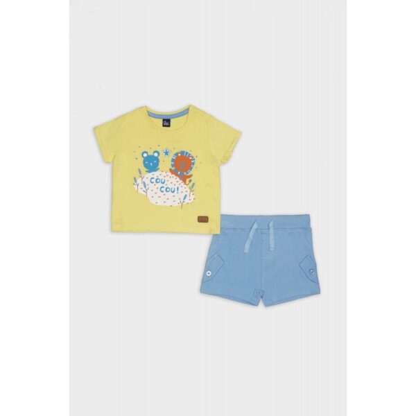 Camiseta y Pantalón Corto Verano Bebé Niño Street Monkey - Imagen 5
