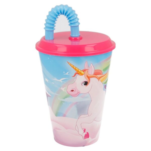 Vaso caña easy 430 ml |  unicornios-STI-29030-Disney - Imagen 2