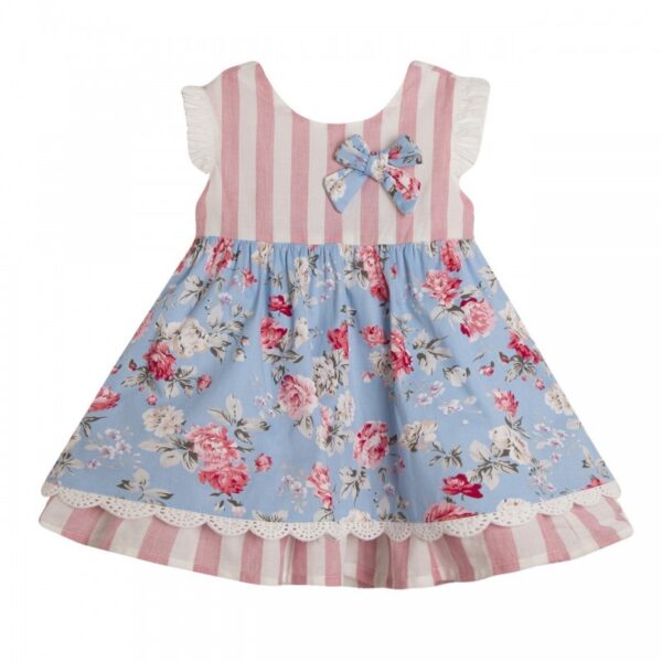 Vestido de fiesta con braguita con detalles de flores-ALM-BGV90509-Newness - Imagen 8