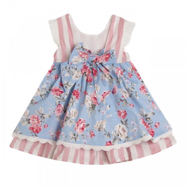 Vestido de fiesta con braguita con detalles de flores-ALM-BGV90509-Newness - Imagen 5