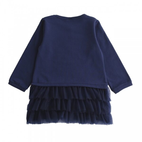 Vestido sudadera con lazo con falda tul volantes-ALM-JGI67803 - Imagen 2